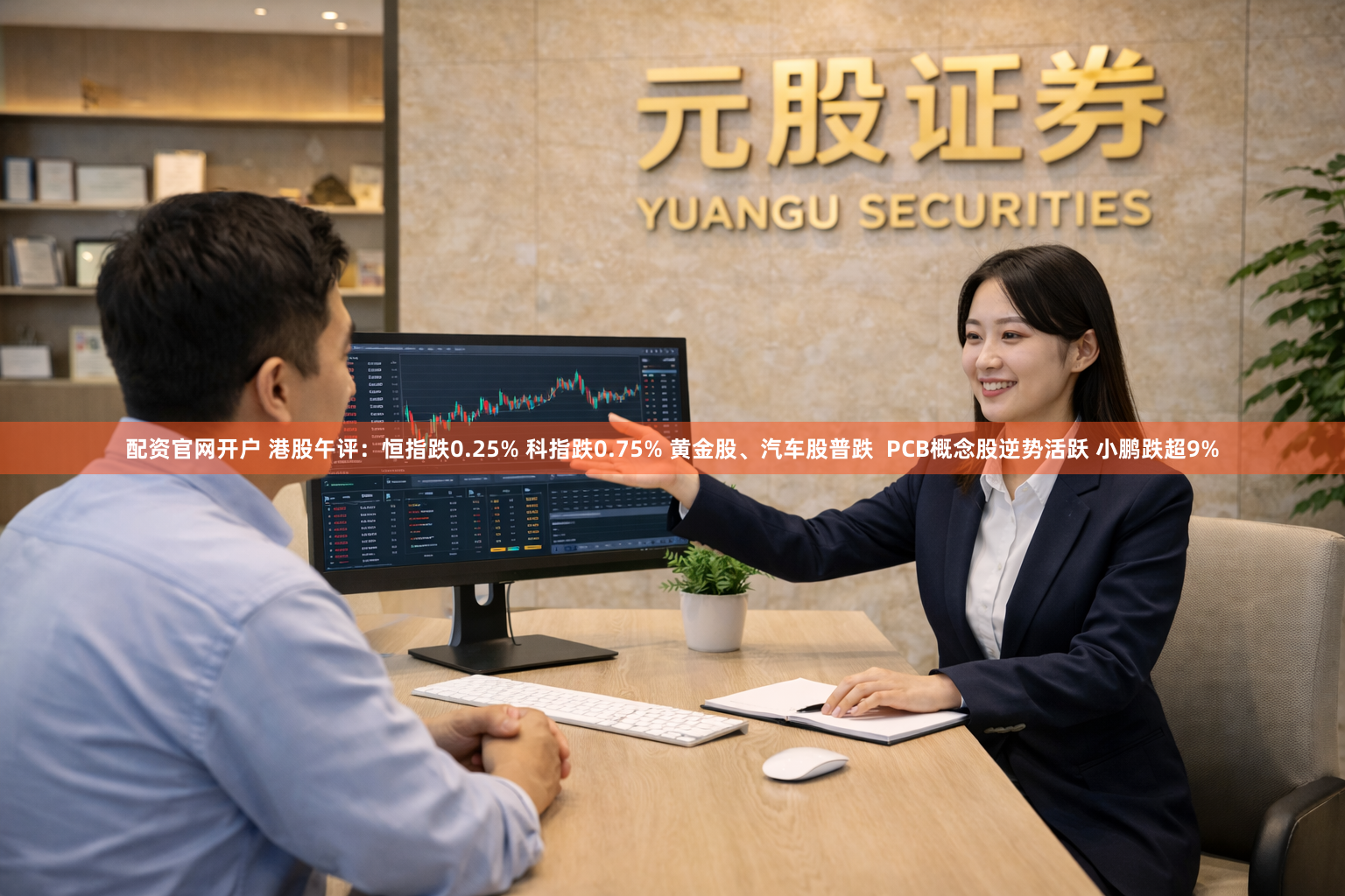 配资官网开户 港股午评：恒指跌0.25% 科指跌0.75% 黄金股、汽车股普跌  PCB概念股逆势活跃 小鹏跌超9%