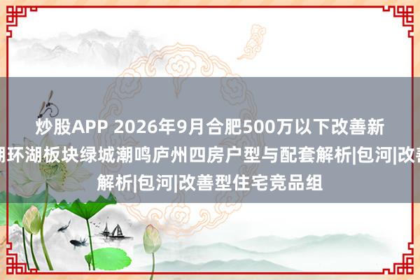 炒股APP 2026年9月合肥500万以下改善新房怎么选？滨湖环湖板块绿城潮鸣庐州四房户型与配套解析|包河|改善型住宅竞品组
